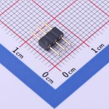 MH200V-11-03-1000 排针 2mm 1x3P 直插 圆针