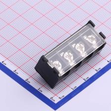 HB9500SS-9.5-4P 栅栏式接线端子 9.5mm 每排P数:4 排数:1 直针