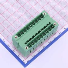 KF2EDGVHM-5.08-2*9P 插拔式接线端子 板端/插座-闭口 5.08mm 排