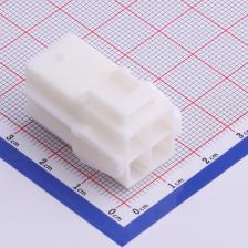 HX62008-4R 压线端子胶壳 6.2mm 2x2P 母胶壳 白色