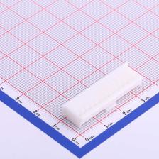 HX25066-13Y 压线端子胶壳 2.5mm 1x13P 公胶壳 白色