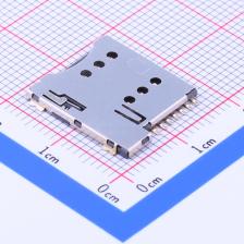 SMC-202-7 SIM卡连接器 自弹式 MicroSIM卡 卡座 7P