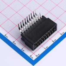 ER18BGFBK 金手指连接器 EDGE SLOT 2.54mm P数:18