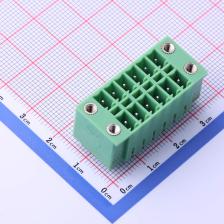 KF2EDGKVM-3.81-2*6P 插拔式接线端子 板端/插座-闭口 3.81mm 排