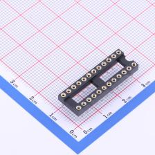 IC254V-12-24-0743 IC插座 2.54mm P数:24