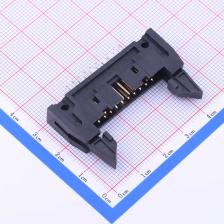 Z-23001002010BW IDC连接器(牛角/简牛) 2.54mm 每排P数:10 排数: