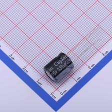 KF331M035G125A 直插铝电解电容 330uF ±20% 35V