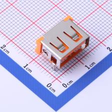 919-162A1112D10400 USB连接器 Type-A 母座 弯插 大电流前两脚无