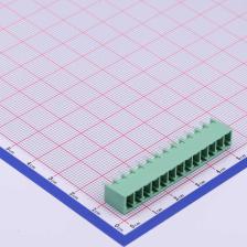 WJ15EDGVC-3.81-13P 插拔式接线端子 板端/插座-闭口 3.81mm 排数