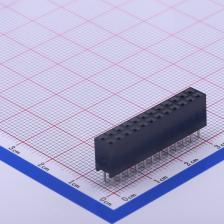 DS1023-2*12SF11 排母 2.54mm 2x12P 黑色，镀全金