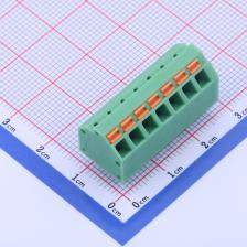 KF250NH-3.81-7P 弹簧式接线端子 3.81mm 每排P数:7 排数:1