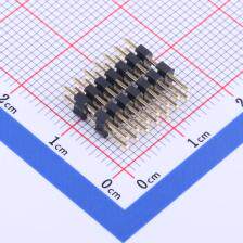 X4622WV-2X07I-C40D28 排针 2mm 2x7P 直插 方针 双塑 塑胶同向L=