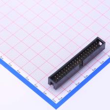 Z-231011040106 IDC连接器(牛角/简牛) 2.54mm 排数:2 40P黑色