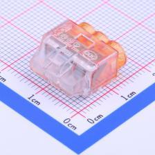 HCPM-3 弹簧式接线端子 4mm 每排P数:3 排数:1 橘色