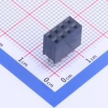 2185-204SG0AYNT1 排母 2.54mm 2x4P