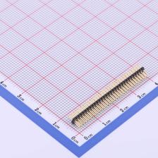 X1321WV-2x31J-C30D23 排针 1.27mm 2x31P 直插 方针