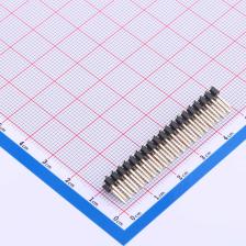 X6521WVS-2x19H-C60D74 排针 2.54mm 2x19P 立贴 方针