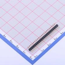 X4611WR-22I-C28D40 排针 2mm 1x22P 弯插 方针