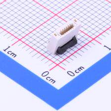 AFC24-S06FIA-00 FFC/FPC连接器 0.5mm P数:6 翻盖式 双侧触点/上