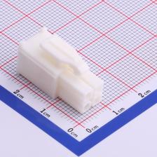 HX41405-4P 压线端子胶壳 4.14mm 2x2P 公胶壳 白色 mini-univers