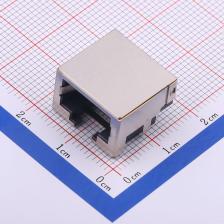 MJ88B1-B011-HLRV1-P 以太网连接器(RJ45 RJ11) RJ45 沉板 不带LE