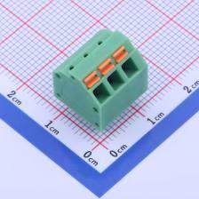 KF250NH-3.81-3P 弹簧式接线端子 3.81mm 每排P数:3 排数:1