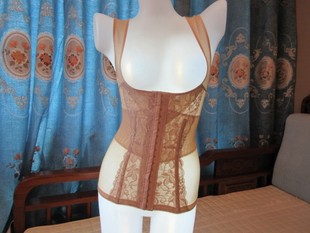 外贸夏季薄款紧版 强压力款 收腹束腰美背挺背美背夹腹带胸托女士