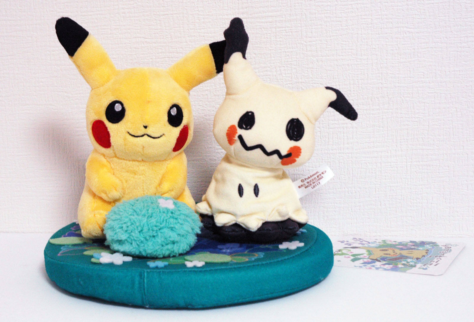 一番正品[现货] 口袋妖怪 精灵宝可梦 皮卡丘&谜拟q 毛绒摆件
