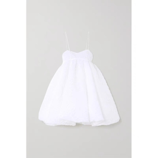 白色迷你吊带连衣裙蓬蓬小白裙小黑裙礼服裙