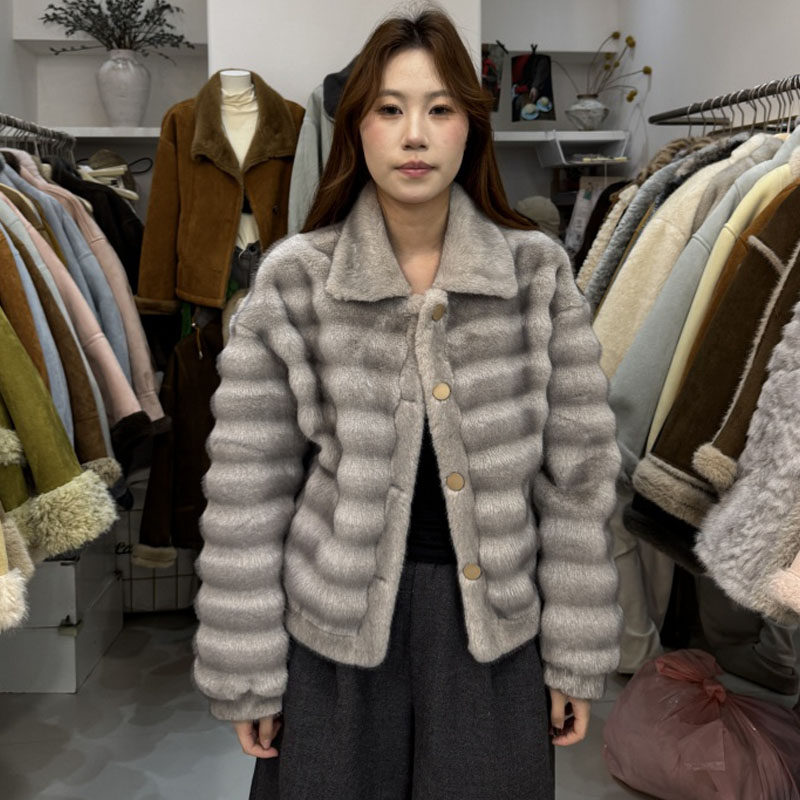 星期衣韩系设计感翻领仿水貂毛皮草外套女秋冬款短款加厚保暖宽松,女装/女士精品,短外套,淘宝优惠券,粉丝福利购,淘宝优惠卷