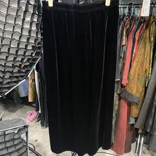 定制黑丝绒裙子1134 不支持7天无理由