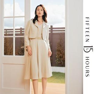 大裙摆连衣裙HK3008W 三醋抗皱显瘦外套 场合套装 15小时秋冬时尚