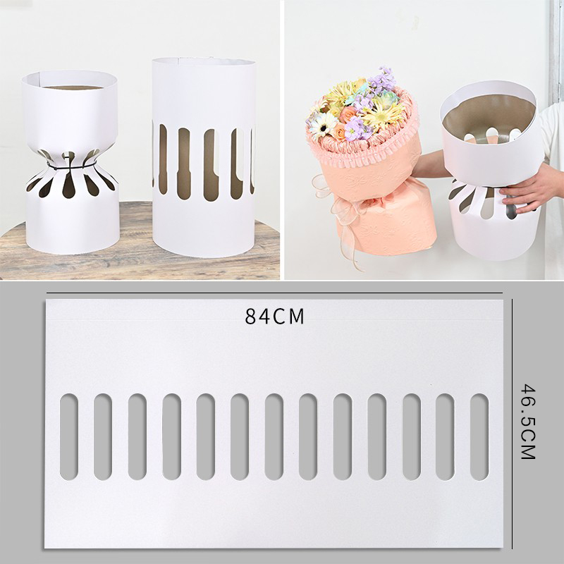 新品小香风圆形花束定型内衬手工