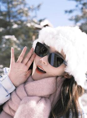 陌森雪地配近视偏光防紫外线墨镜