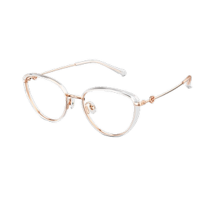 molsion陌森眼镜猫眼框近视可配度数防蓝光眼镜女轻质钛架MA6003