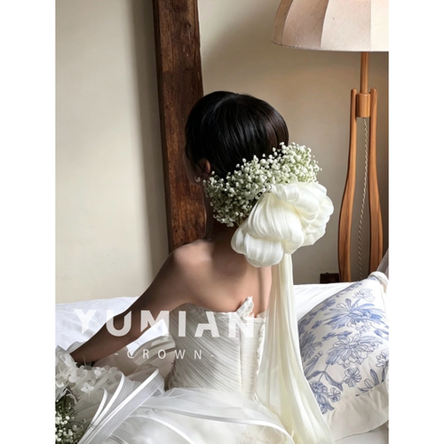 TM｜流光蝴蝶结新娘多层公主蝴蝶结结婚