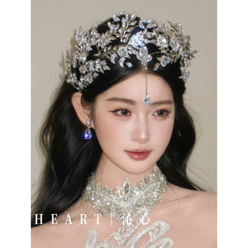 TM｜A31“精灵之翼”重工奢华锆石皇冠（配耳饰