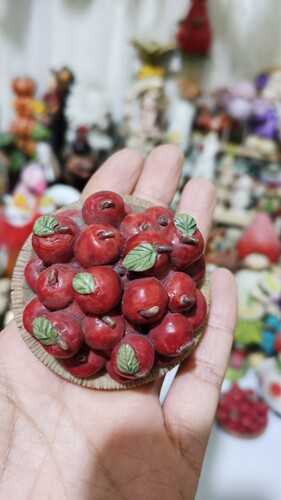 苹果中古树脂摆件，无磕碰的，单个价，满38包邮