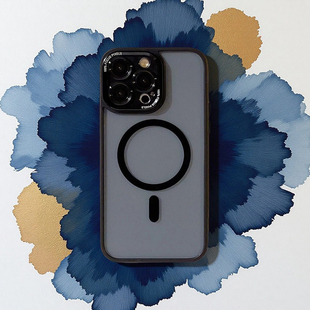 16promax手机壳磁吸新款 iphone16苹果13 高级保护壳 金属镜头