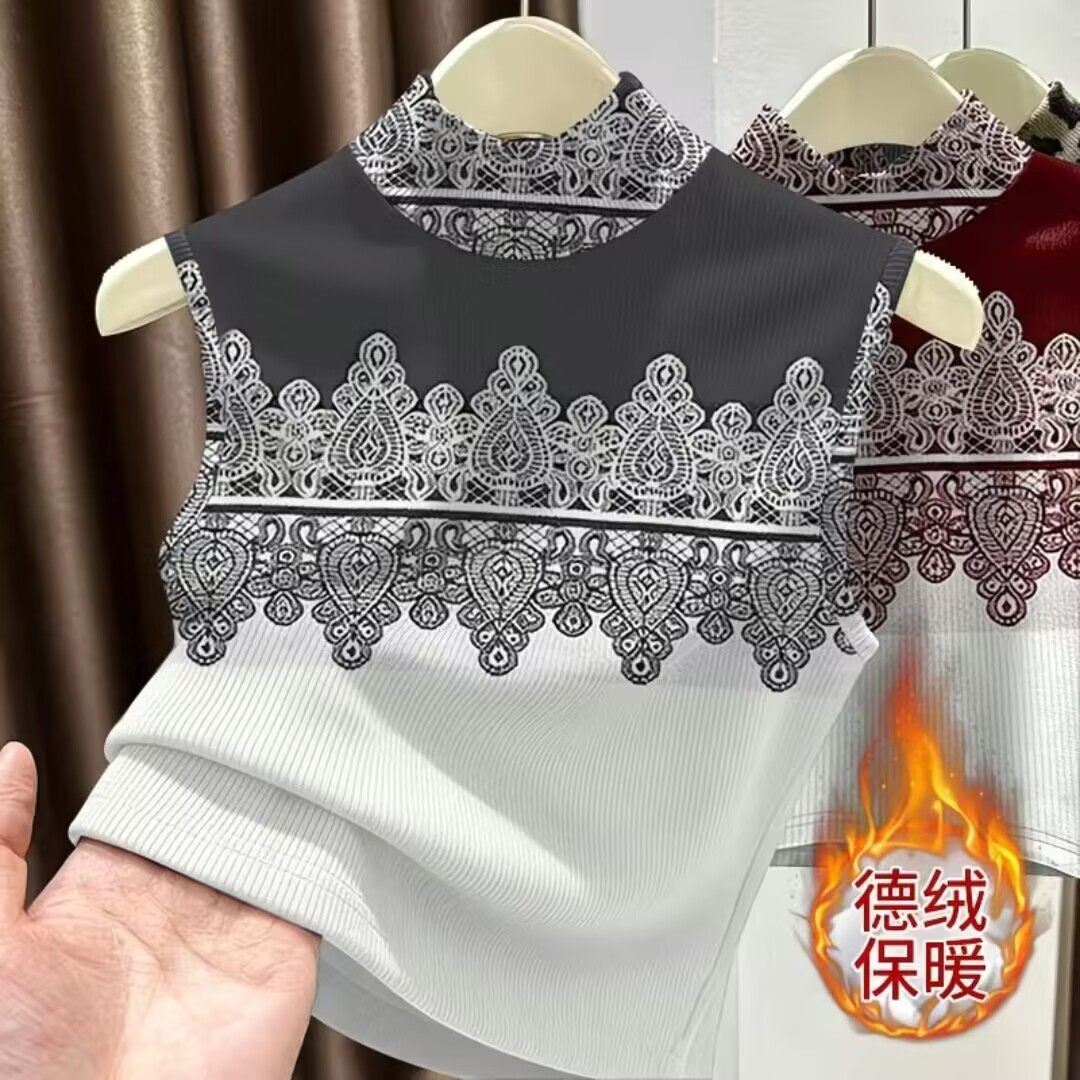 双面德绒无袖打底背心女内搭保暖春季新款宽松遮肚大码半高领上衣,女装/女士精品,背心吊带,淘宝优惠券,粉丝福利购,淘宝优惠卷