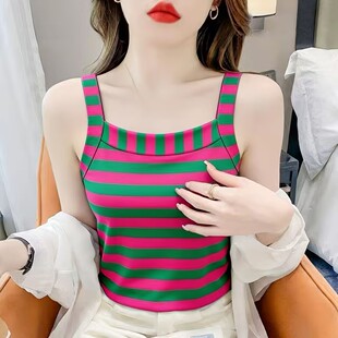 无袖 清仓捡漏 2026高档吊带背心女夏季 打底新款 百搭上衣 吊带修身