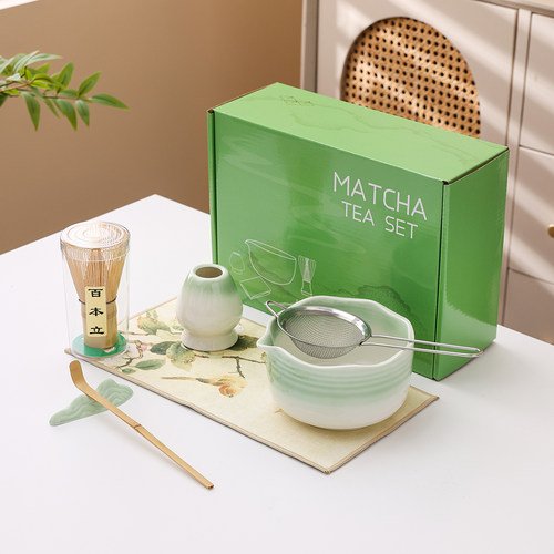 日式陶瓷抹茶茶具套装礼盒