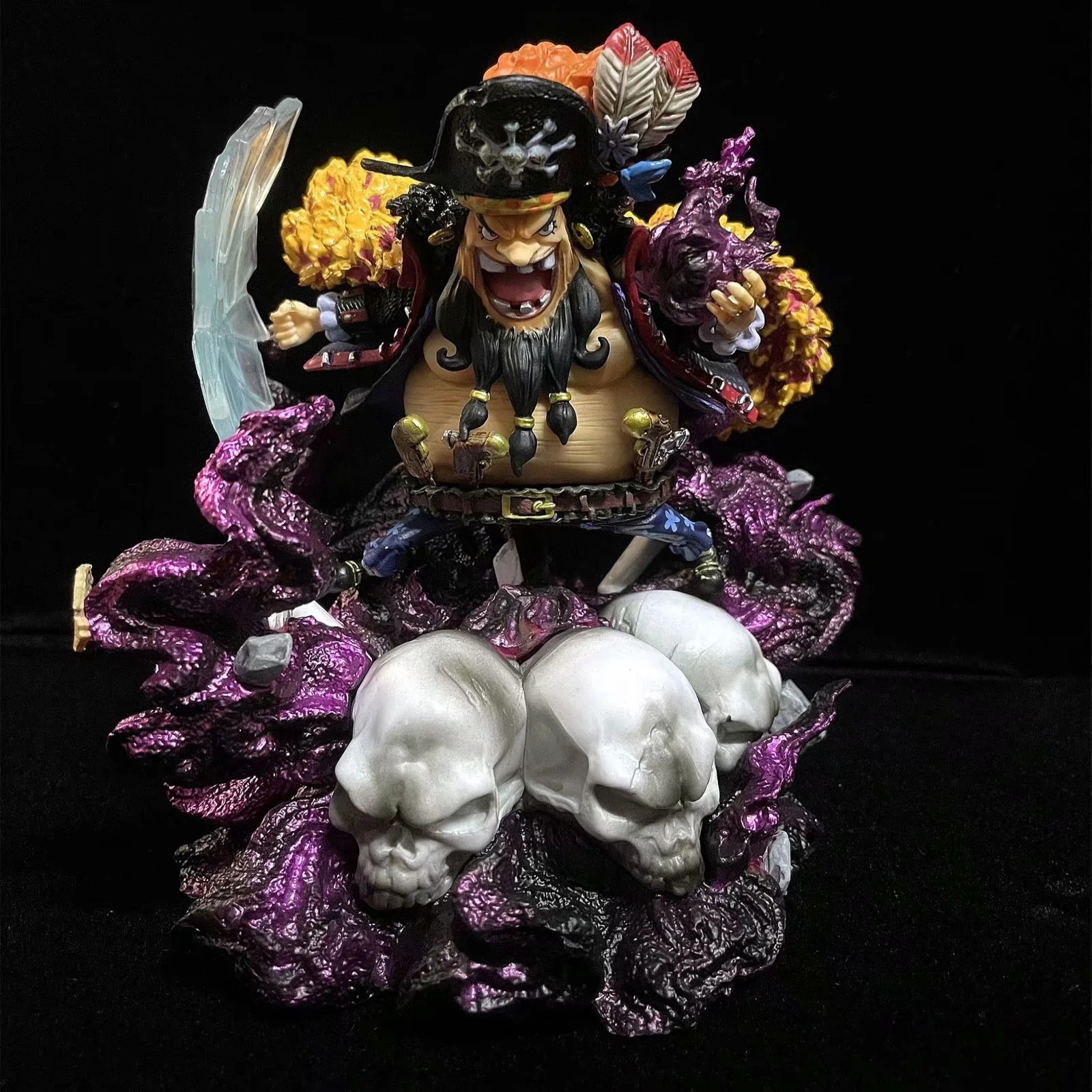 海贼王 G5 黑胡子 马歇尔 D 蒂奇 暗暗果实震震果实能力者 手办