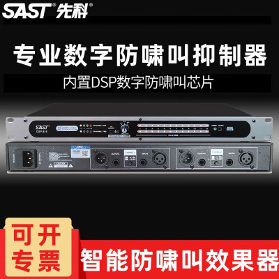 先科专业数字前级混响器话筒防啸叫反馈抑制器均衡卡拉ok舞台