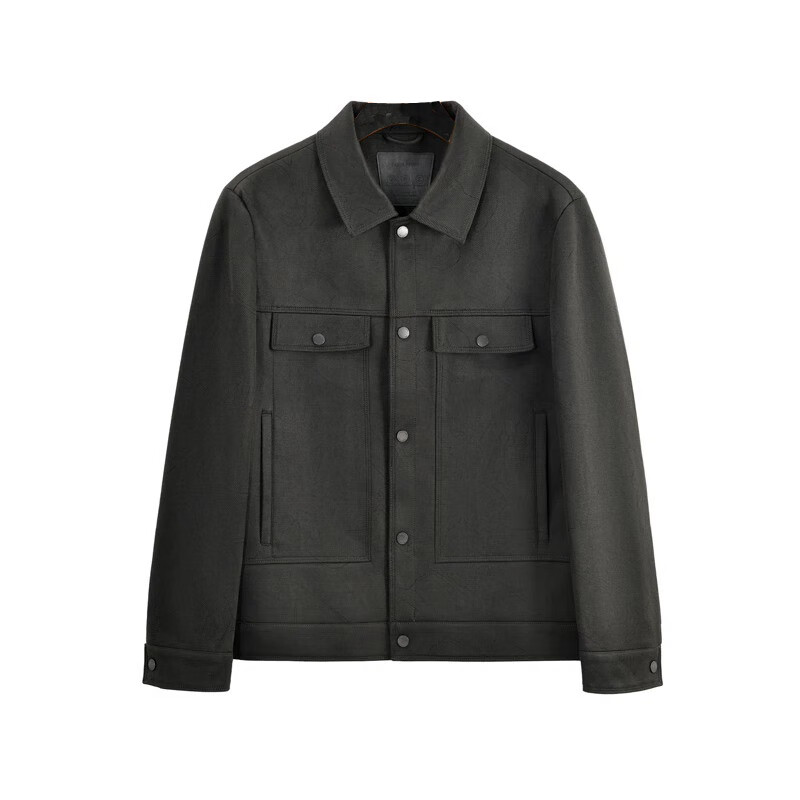 保罗彼得 专柜同款 男子休闲时尚茄克经典明线翻领外套RECC72720