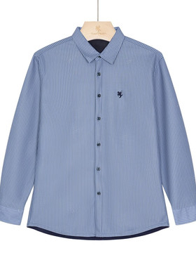 保罗·彼得 专柜同款  男士秋冬舒适简约日常加绒衬衫MMEDC00170