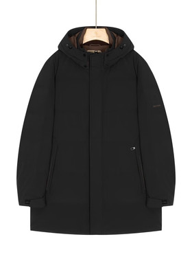 保罗彼得 专柜同款 男士舒适保暖简约纯色冬季羽绒服XZED76280