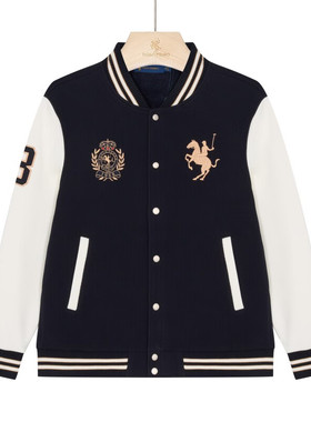 保罗·彼得 专柜同款 男士美式潮流简约学院棒球服外套TBCD72530