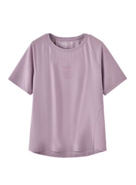 保罗彼得 专柜同款女子夏季新款短袖T恤圆领冰丝上衣 TDDB42241