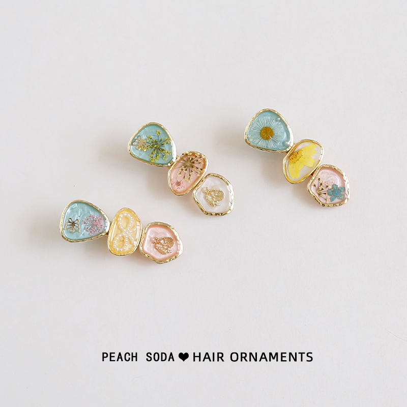 温柔花事~2024年新款刘海夹